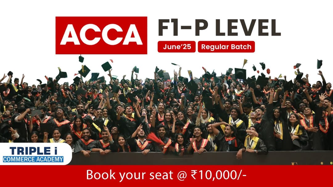 ACCA F1 - P Level Calicut Jun 25 B1